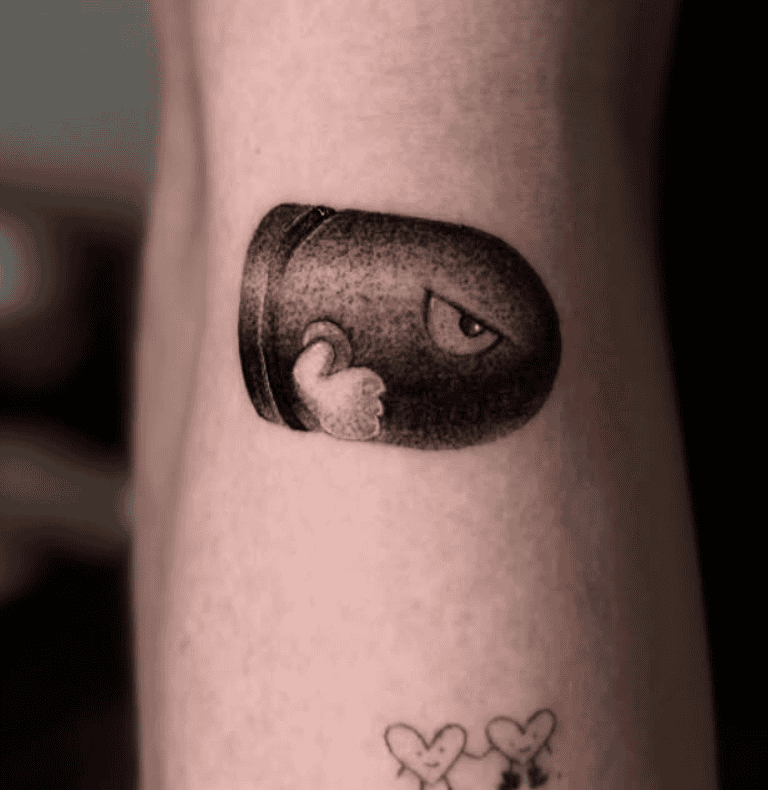 Bullet Bill Super Mario Tattoo