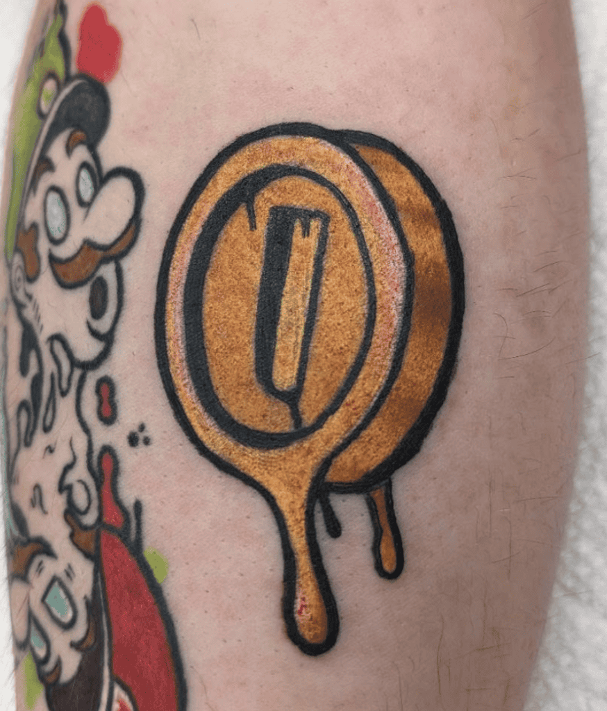 Coins Super Mario Tattoo
