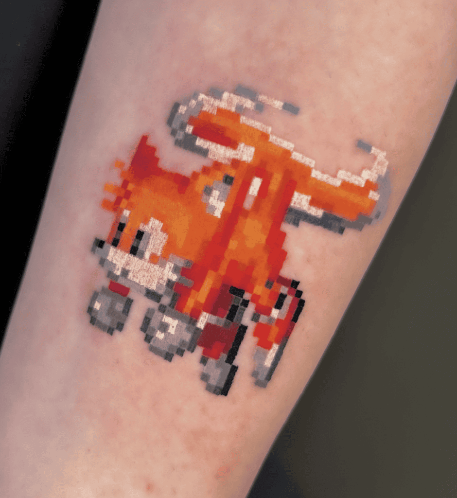 Miles “Tails” Prower Bit Sonic the Hedgehog Tattoo