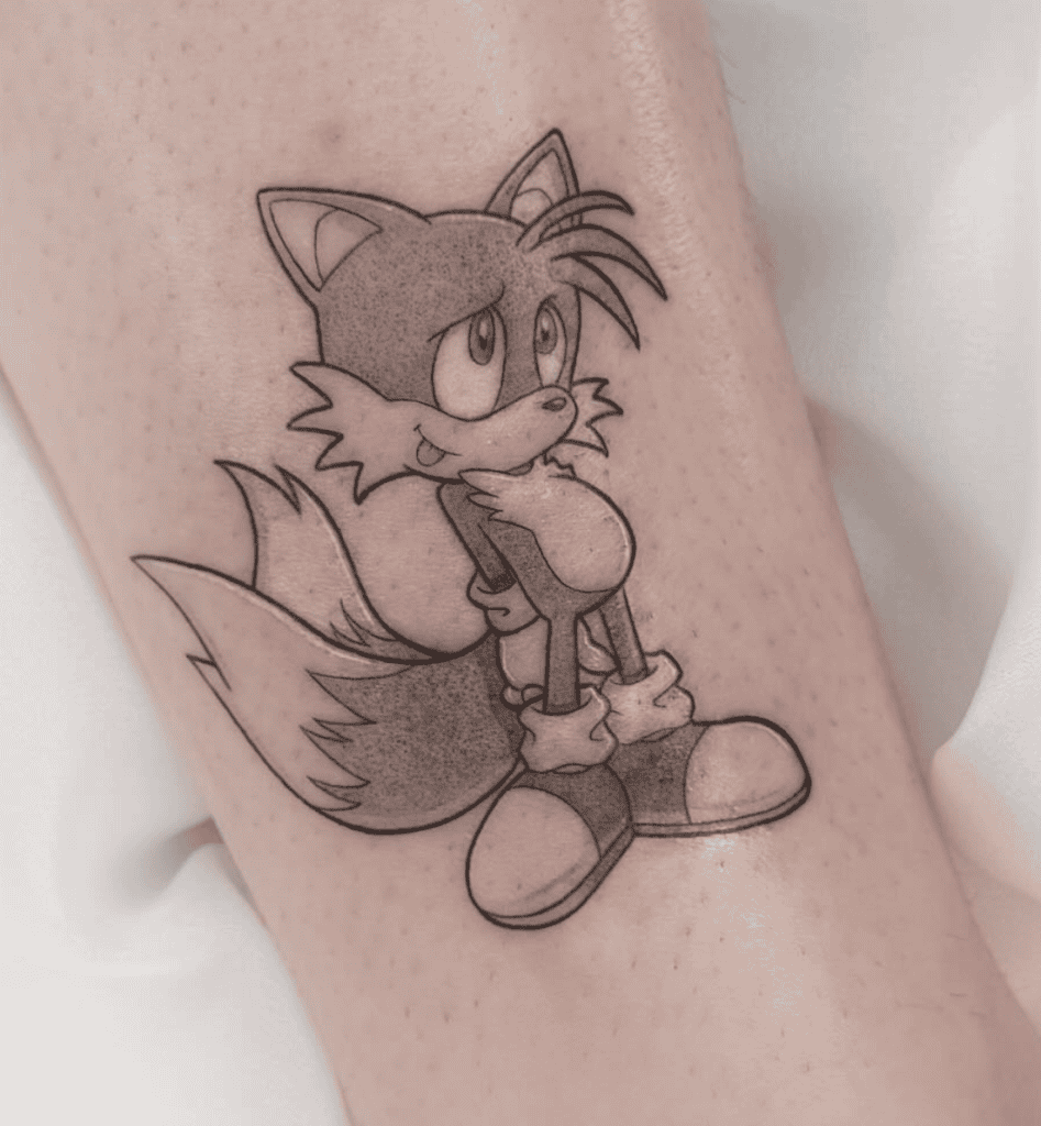 Miles “Tails” Prower Sonic the Hedgehog Tattoo