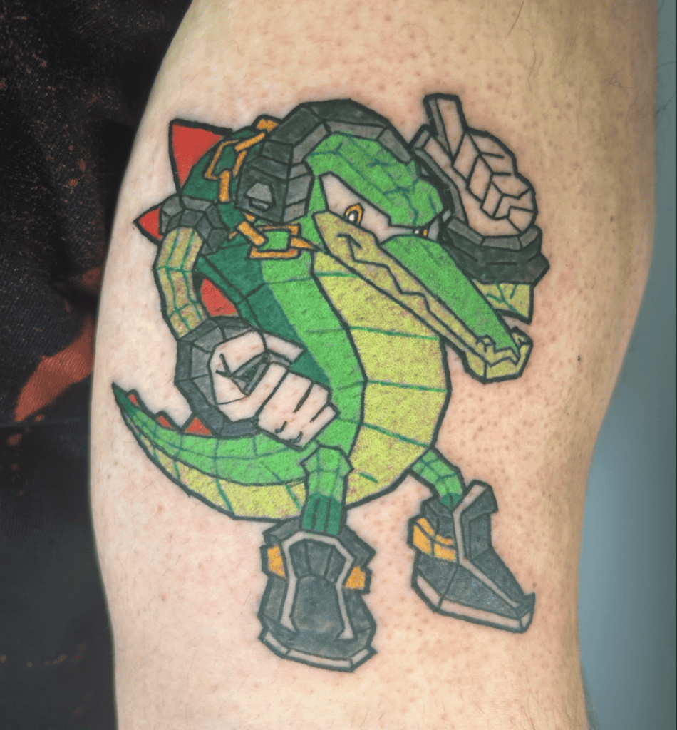 Vector Sonic the Hedgehog Tattoo
