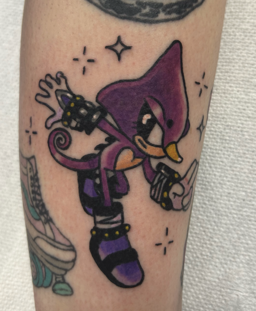 Espio Sonic the Hedgehog Tattoo