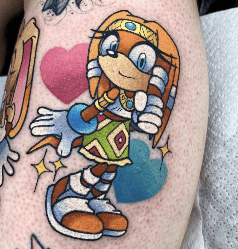 Tikal Sonic the Hedgehog Tattoo