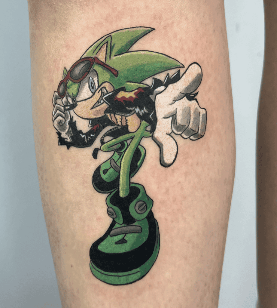 Scourge Sonic the Hedgehog Tattoo