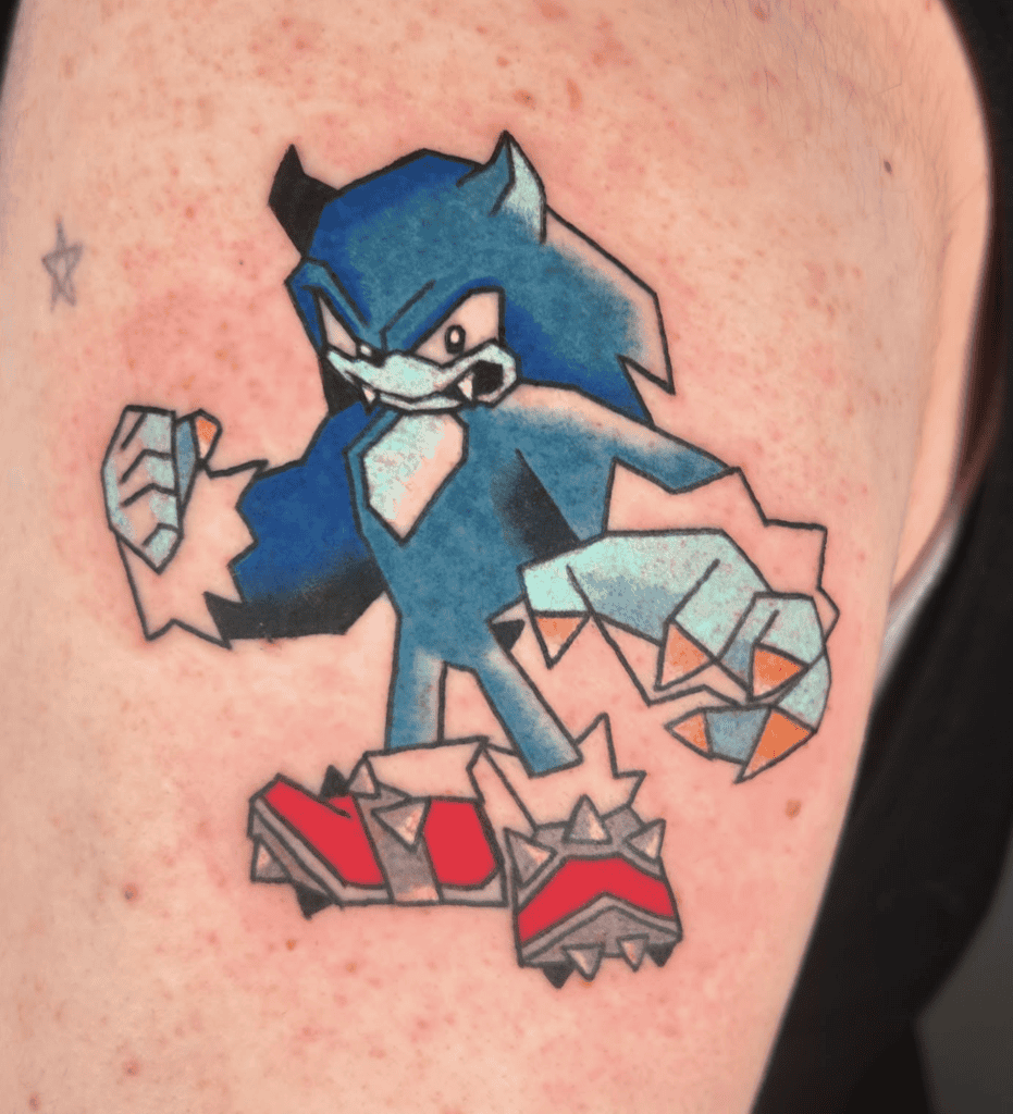 Sonic the Werehog Poly Sonic the Hedgehog Tattoo
