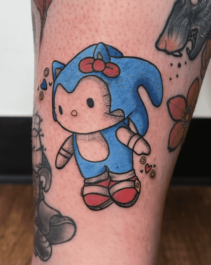 Sanrio X Sonic the Hedgehog Tattoo