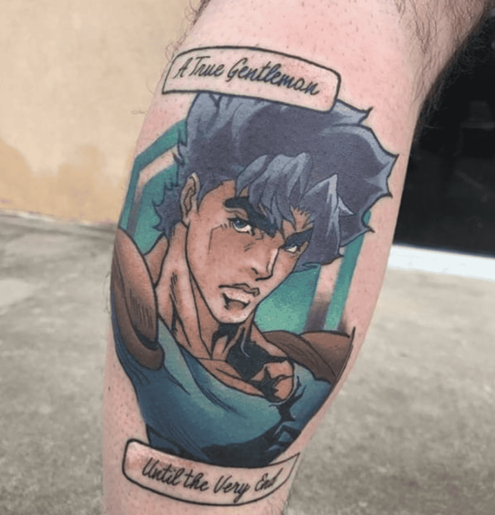 Jonathan Joestar JoJo’s Bizarre Adventure Tattoo
