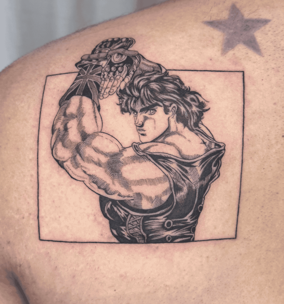 Jonathan Joestar Panel JoJo’s Bizarre Adventure Tattoo