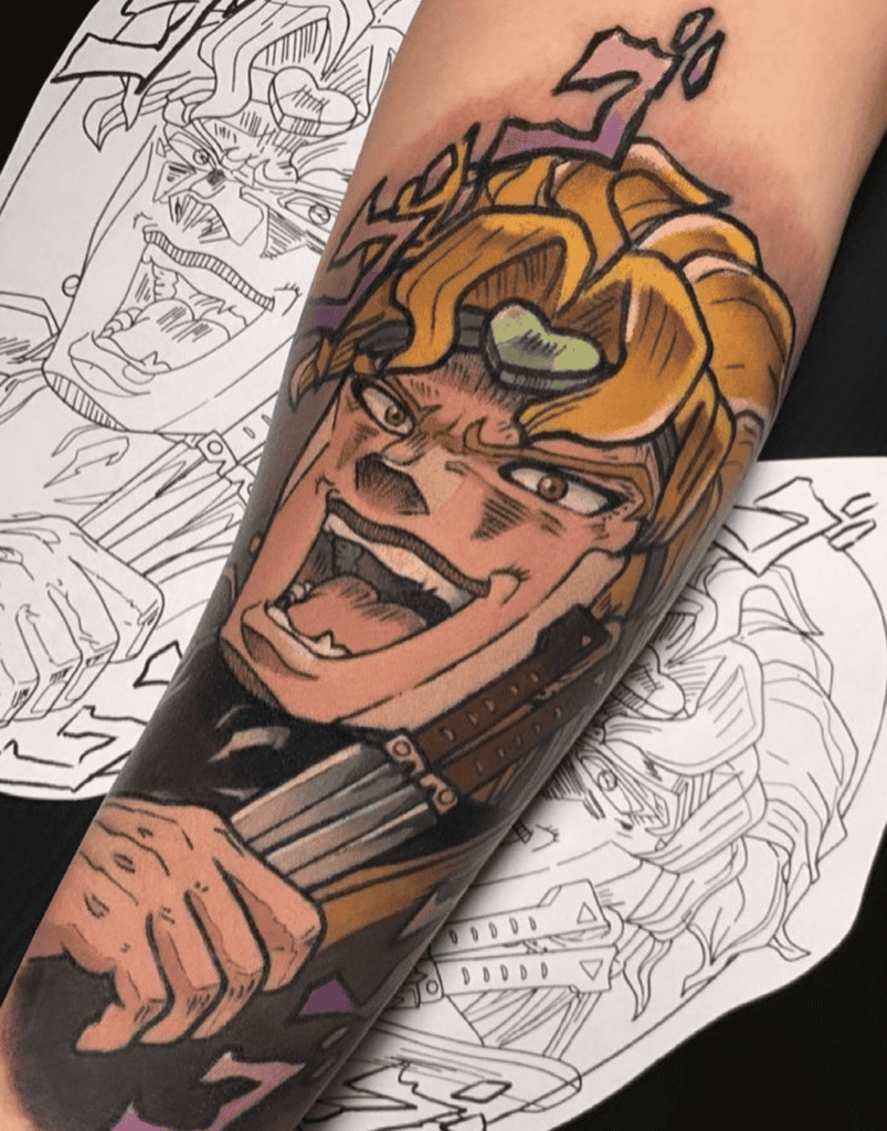 Dio Brando JoJo’s Bizarre Adventure Tattoo