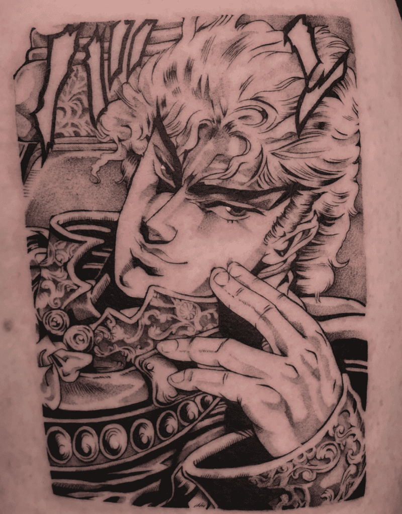 Dio Brando Manga JoJo’s Bizarre Adventure Tattoo