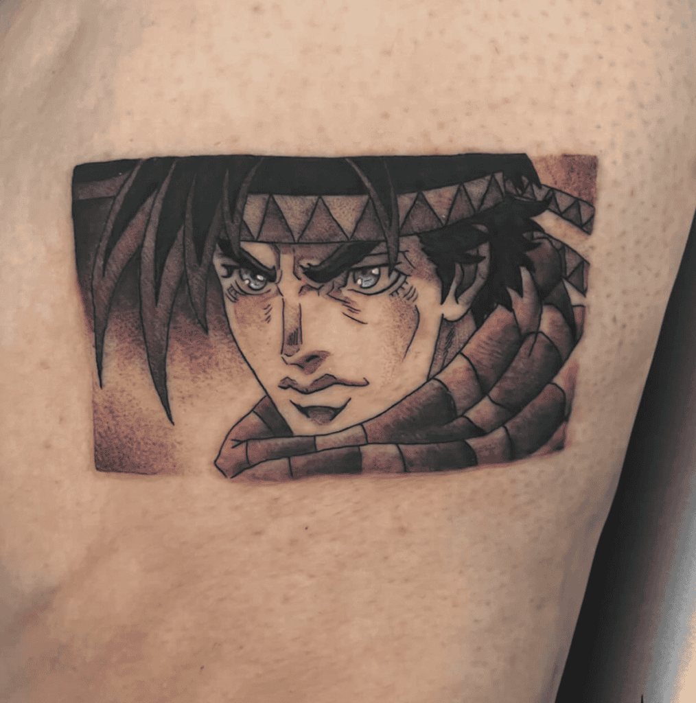 Joseph Joestar Frame JoJo’s Bizarre Adventure Tattoo