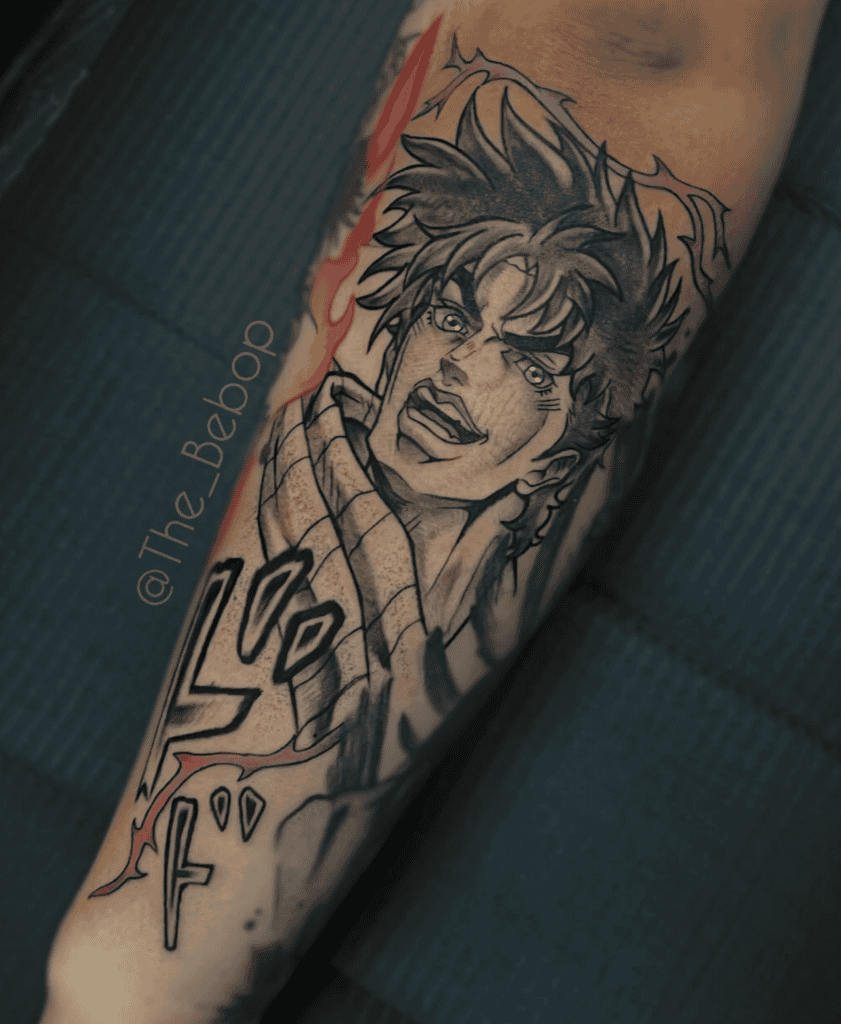 Joseph Joestar JoJo’s Bizarre Adventure Tattoo