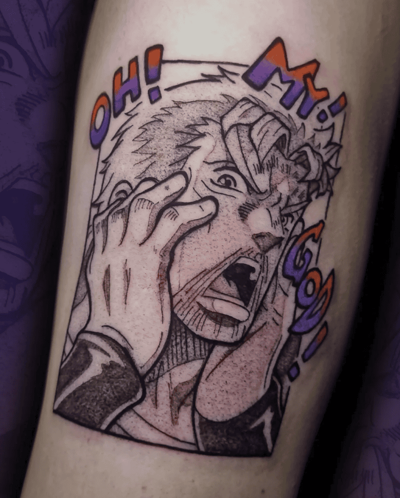 Joseph Joestar Oh My God JoJo’s Bizarre Adventure Tattoo