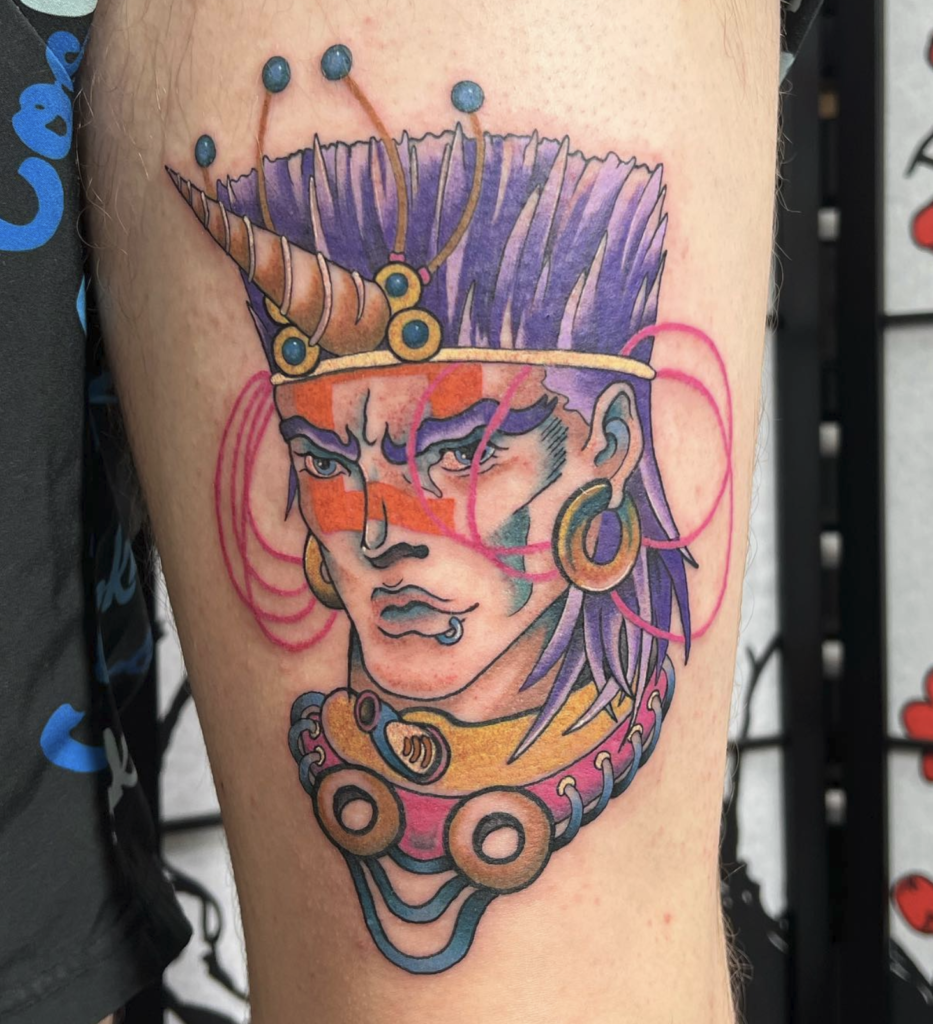 Wamuu Horn JoJo’s Bizarre Adventure Tattoo