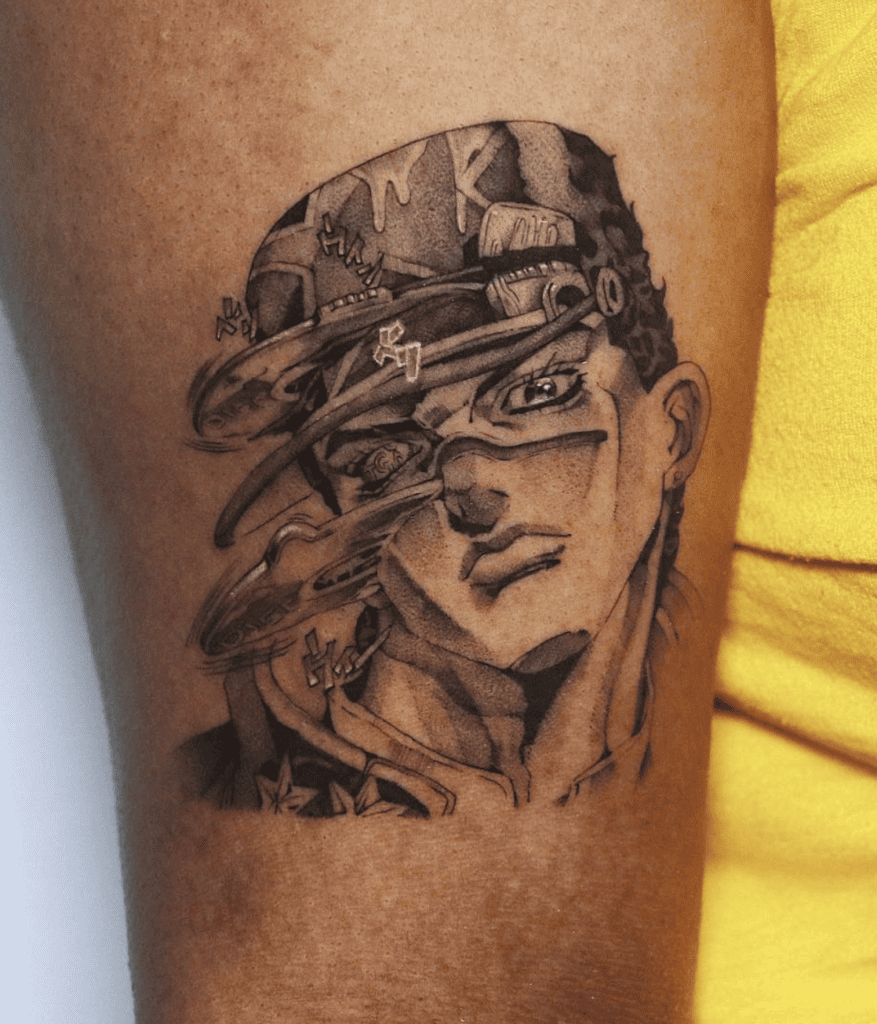 Jotaro Kujo Disc JoJo’s Bizarre Adventure Tattoo