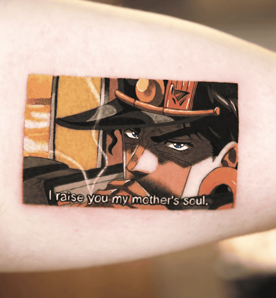 Jotaro Kujo Soul JoJo’s Bizarre Adventure Tattoo