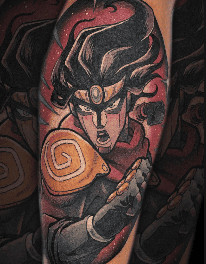 Star Platinum JoJo’s Bizarre Adventure Tattoo
