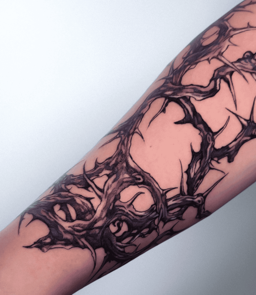 Hermit Purple JoJo’s Bizarre Adventure Tattoo