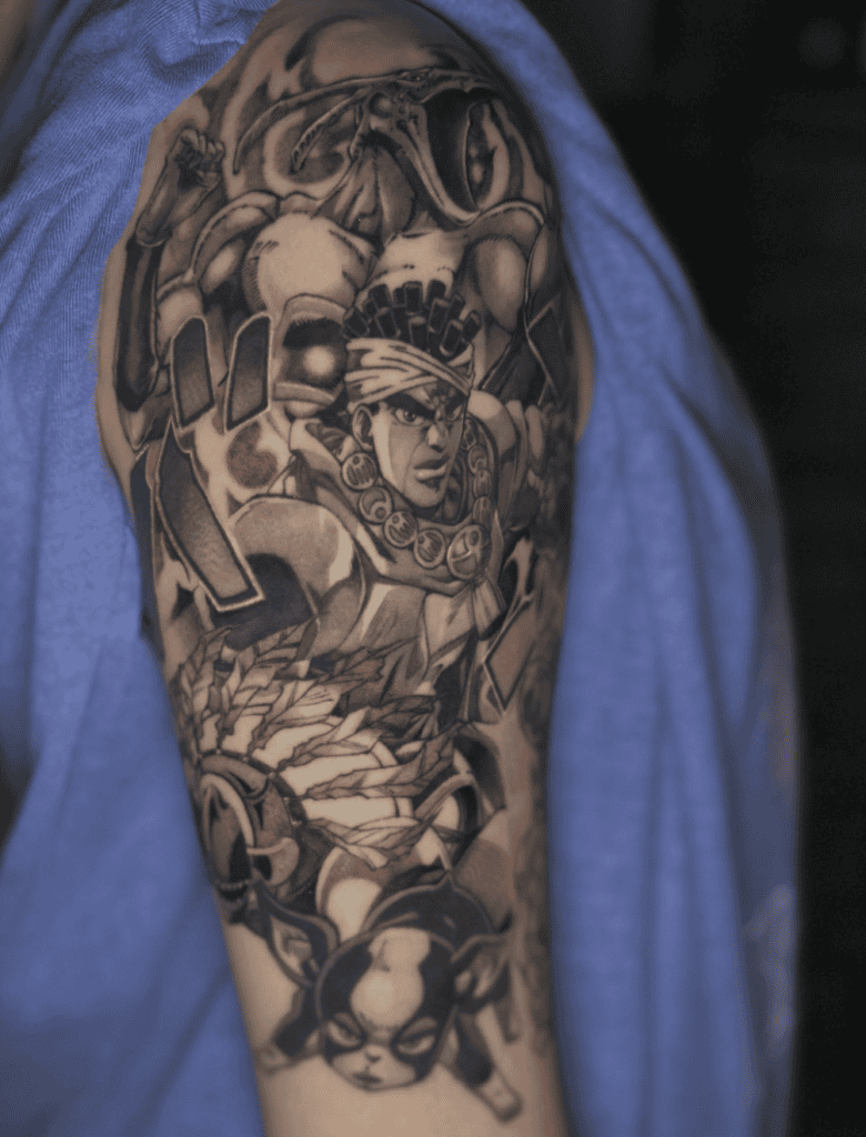 Muhammad Avdol Iggy JoJo’s Bizarre Adventure Tattoo