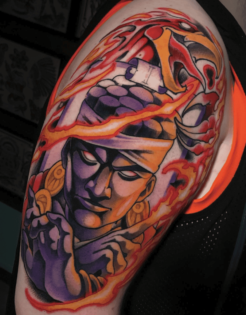 Muhammad Avdol Style JoJo’s Bizarre Adventure Tattoo