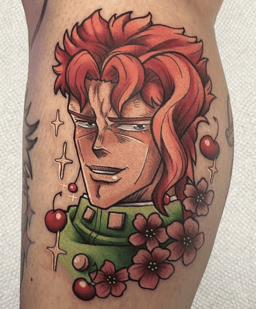 Noriaki Kakyoin JoJo’s Bizarre Adventure Tattoo