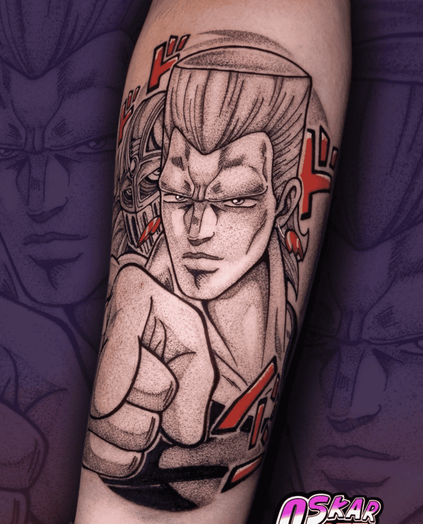 Jean Pierre Polnareff JoJo’s Bizarre Adventure Tattoo