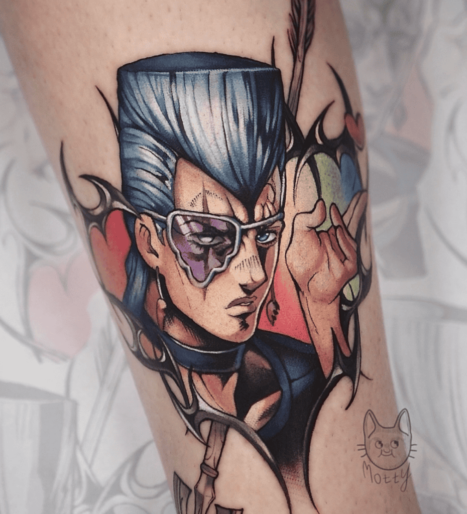 Jean Pierre Polnareff Part 5 JoJo’s Bizarre Adventure Tattoo