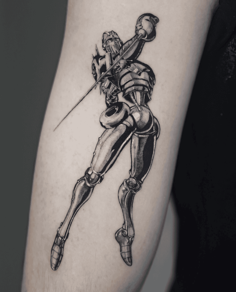 Silver Chariot JoJo’s Bizarre Adventure Tattoo