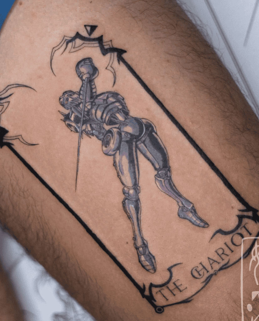 Silver Chariot Tarot JoJo’s Bizarre Adventure Tattoo