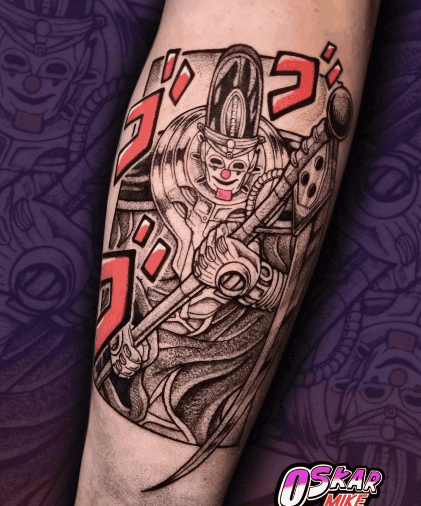 Death Thirteen JoJo’s Bizarre Adventure Tattoo