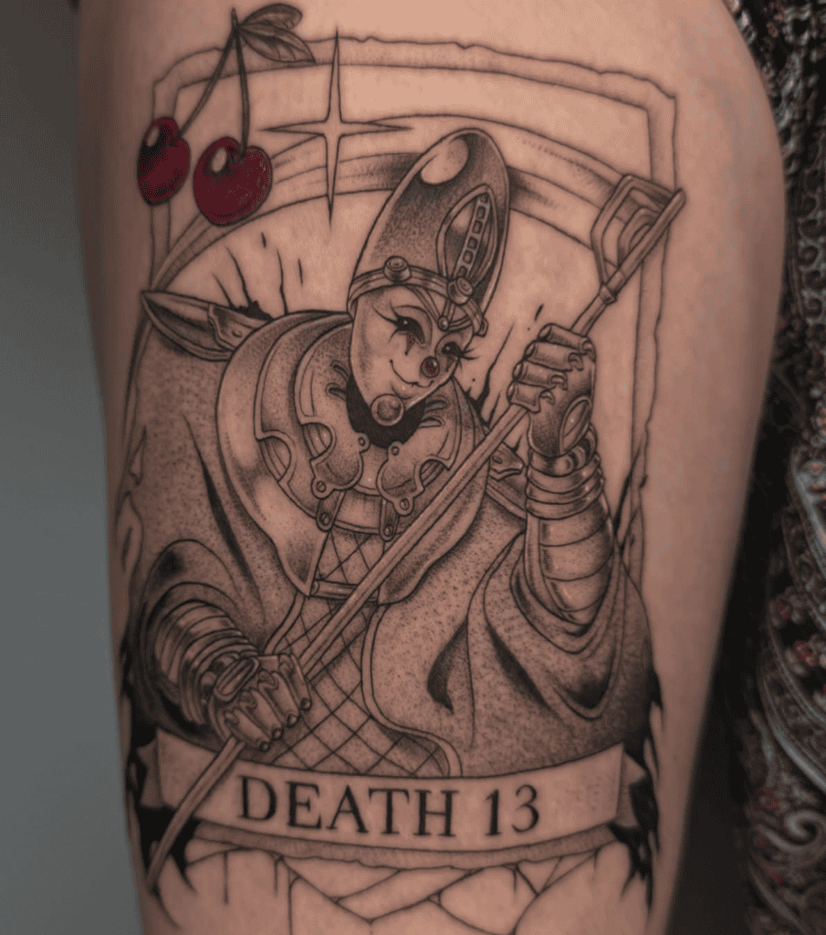 Death Thirteen Tarot JoJo’s Bizarre Adventure Tattoo