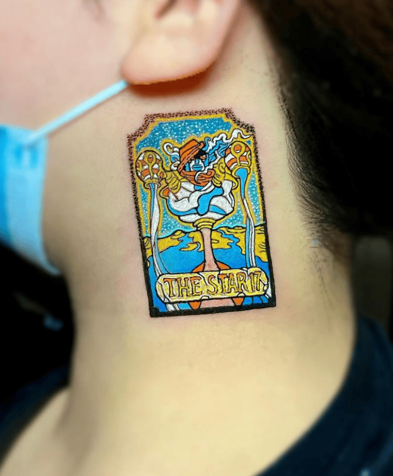 Tarot Colour JoJo’s Bizarre Adventure Tattoo