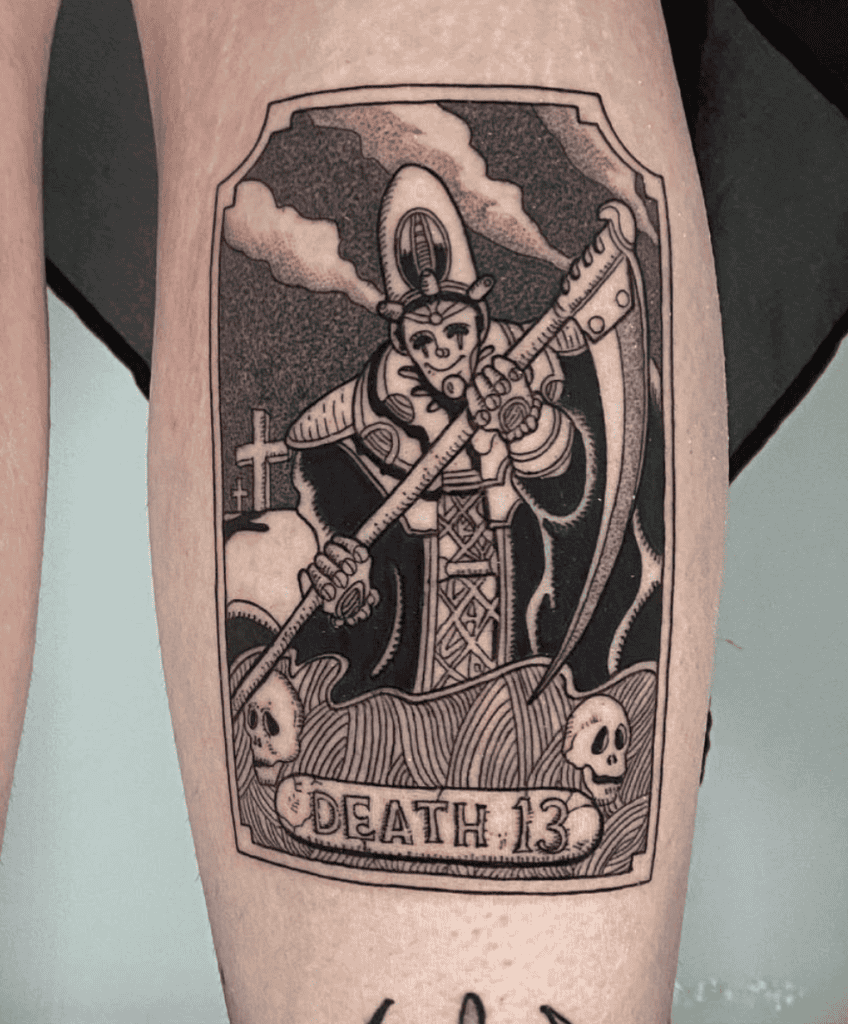 Tarot JoJo’s Death Bizarre Adventure Tattoo