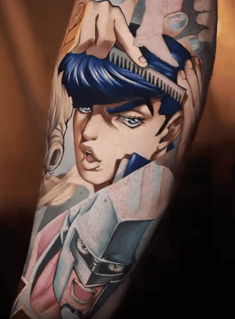 Josuke Higashikata JoJo’s Bizarre Adventure Tattoo