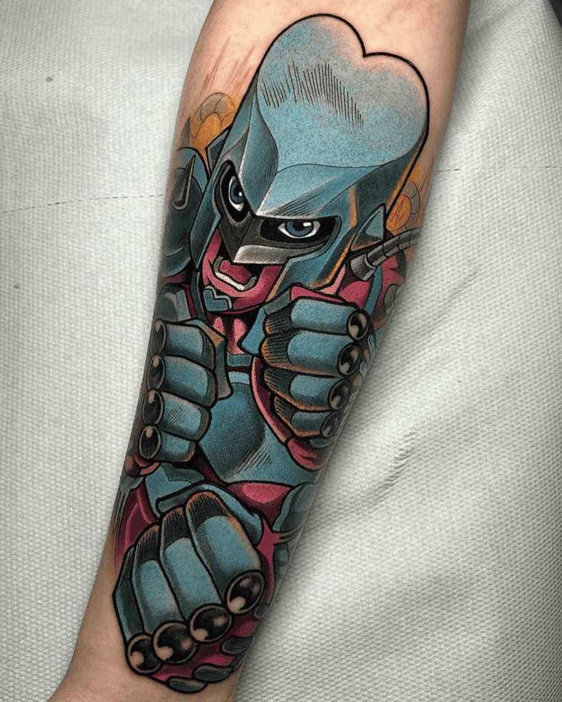 Crazy Diamond Flurry JoJo’s Bizarre Adventure Tattoo