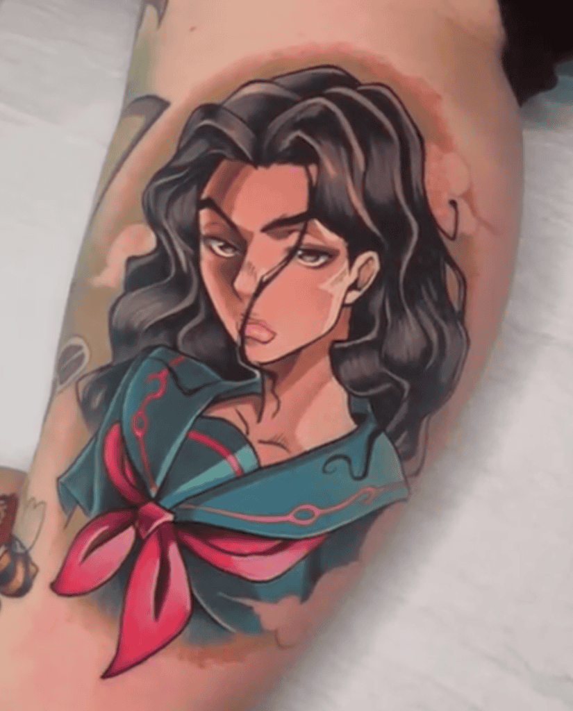 Yukako Yamagishi Angry JoJo’s Bizarre Adventure Tattoo