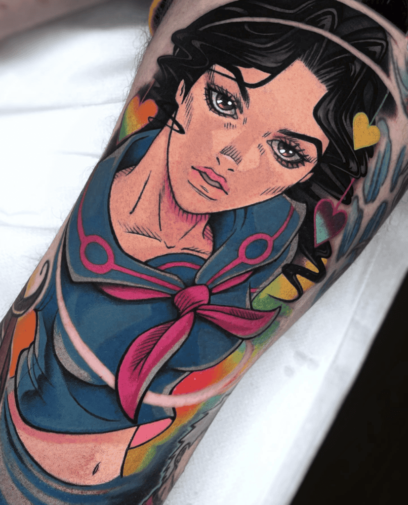 Yukako Yamagishi JoJo’s Bizarre Adventure Tattoo