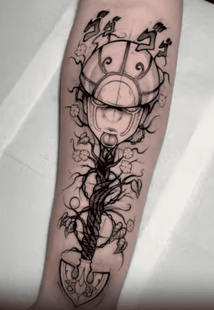 Gold Experience Arrow JoJo’s Bizarre Adventure Tattoo