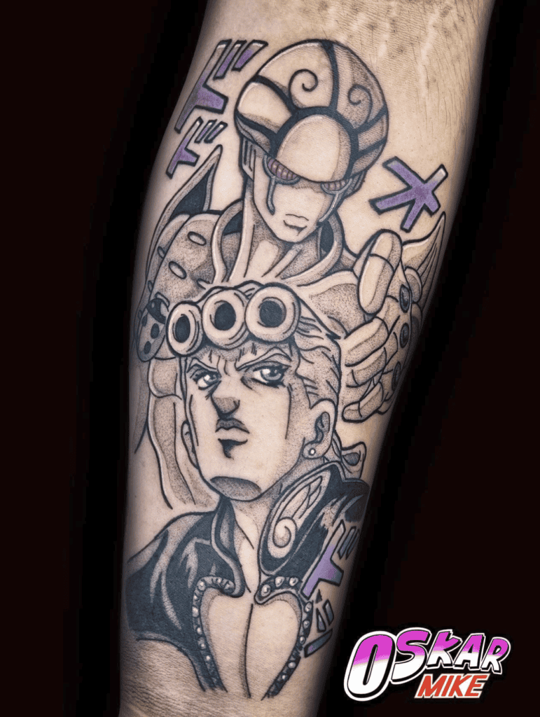 Gold Experience Giorno JoJo’s Bizarre Adventure Tattoo