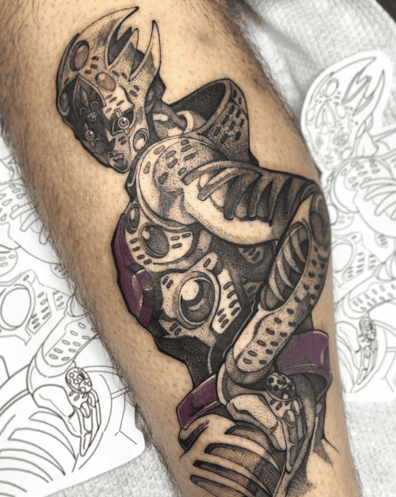 Gold Experience Requiem Pose JoJo’s Bizarre Adventure Tattoo