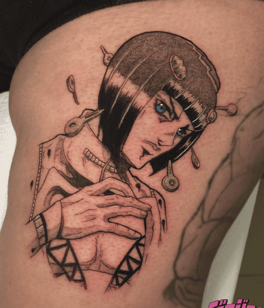 Bruno Bucciarati Zips JoJo’s Bizarre Adventure Tattoo