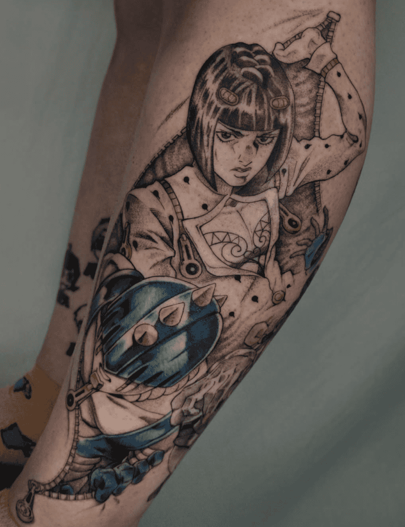 Sticky Fingers JoJo’s Bizarre Adventure Tattoo