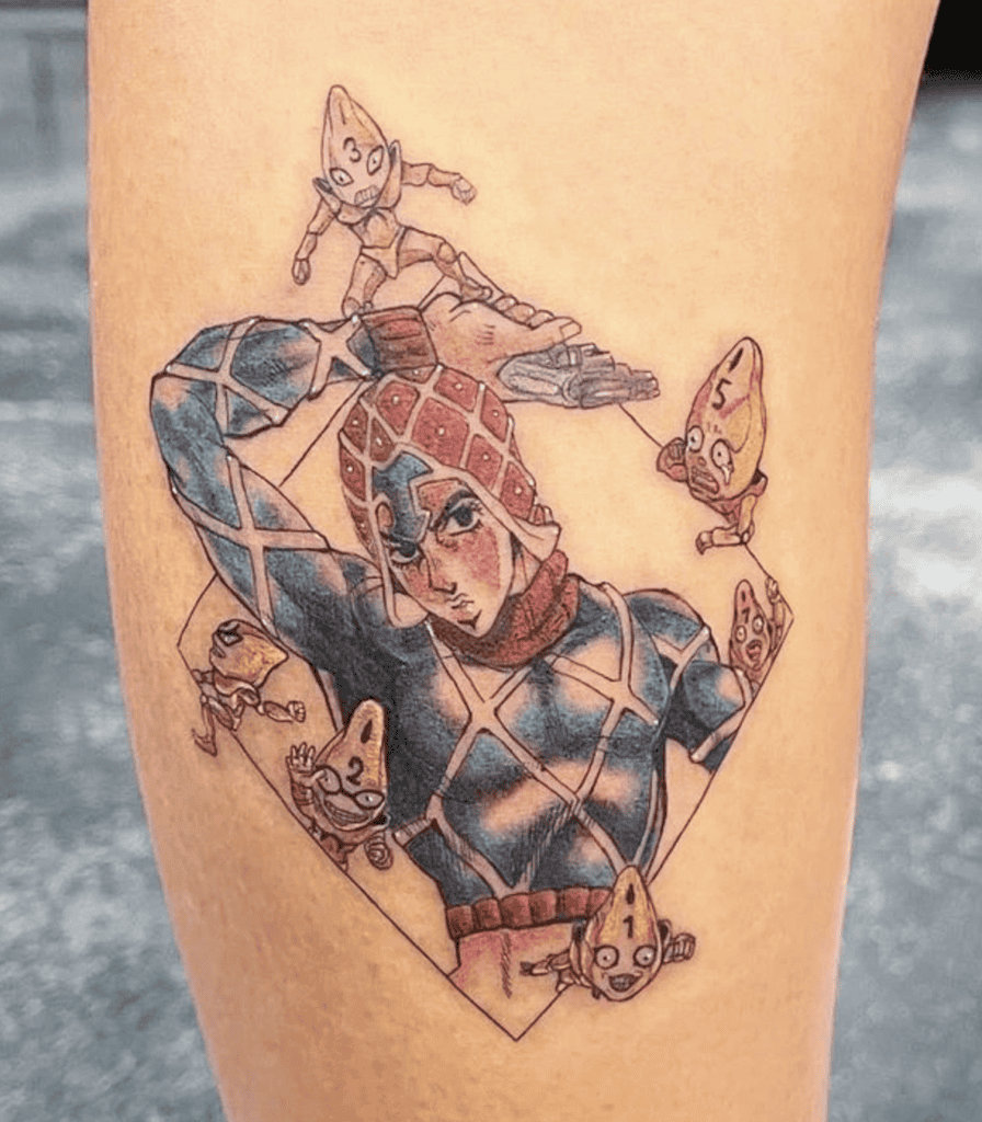 Guido Mista JoJo’s Bizarre Adventure Tattoo