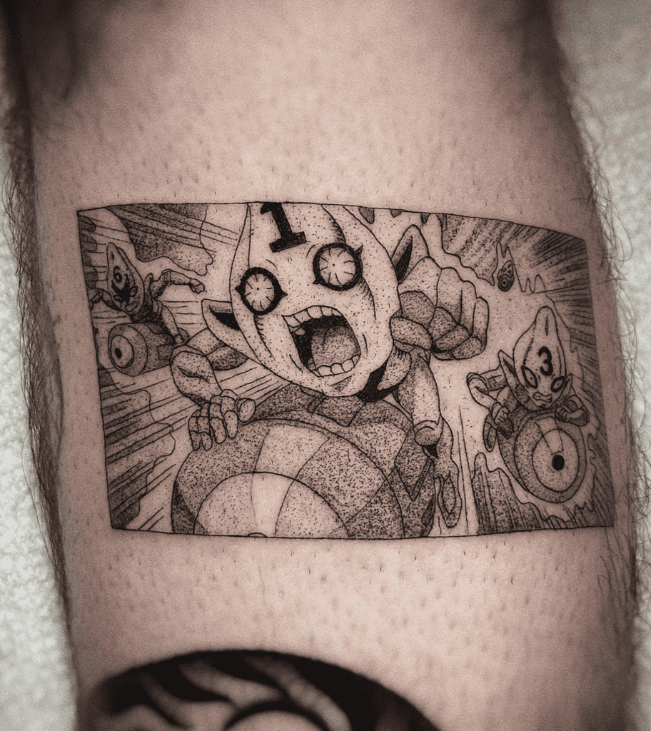 Sex Pistols Frame JoJo’s Bizarre Adventure Tattoo