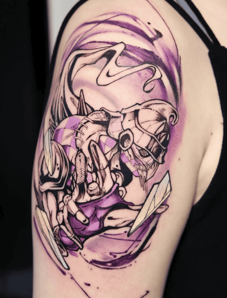 Purple Haze Pose JoJo’s Bizarre Adventure Tattoo