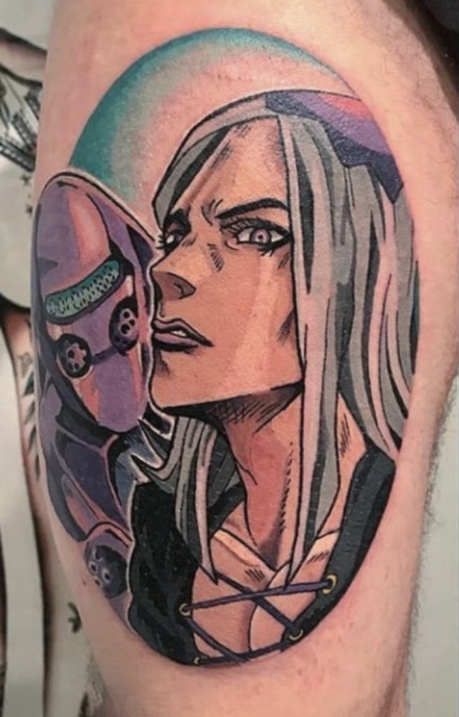 Leone Abbacchio Moody JoJo’s Bizarre Adventure Tattoo