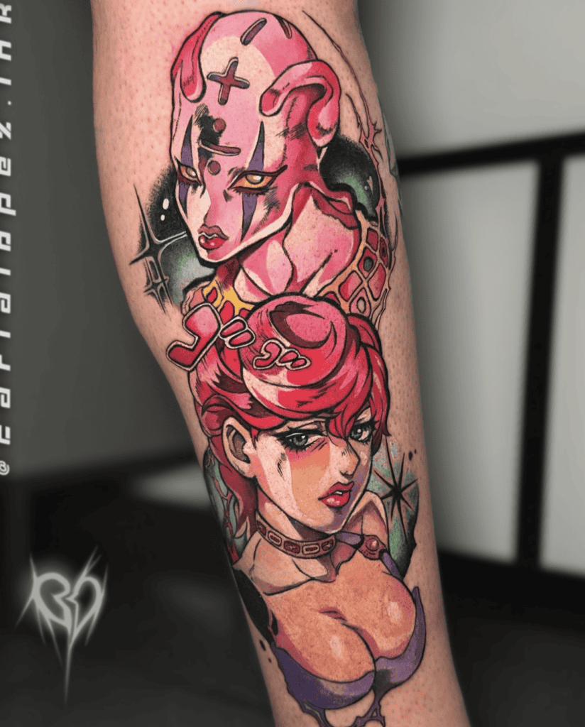 Spice Girl JoJo’s Bizarre Adventure Tattoo