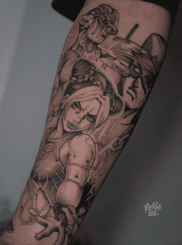 Jolyne Cujoh Life JoJo’s Bizarre Adventure Tattoo