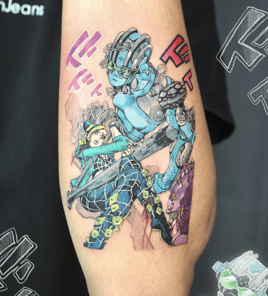 Stone Free JoJo’s Bizarre Adventure Tattoo