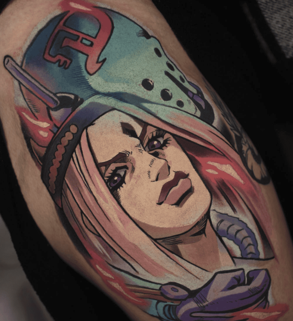 Narciso Anasui JoJo’s Bizarre Adventure Tattoo